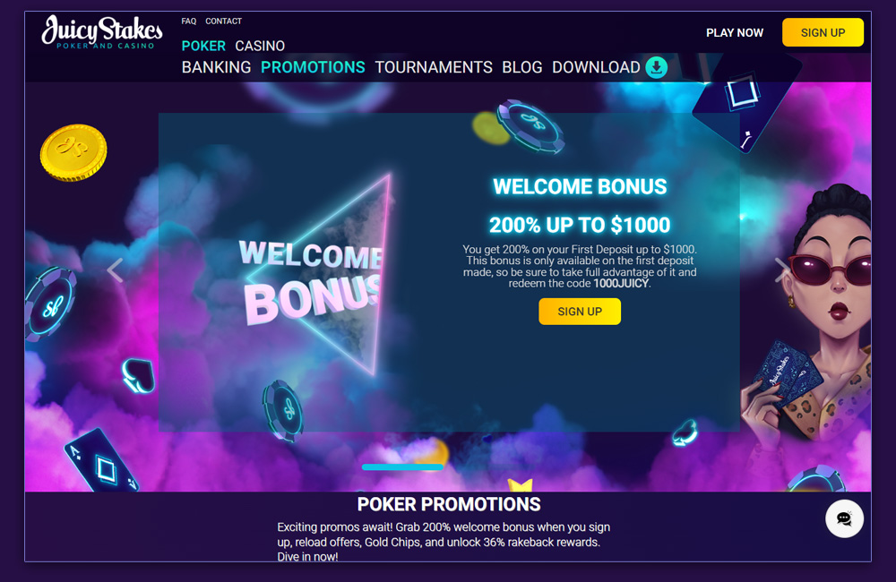 Juicy Stakes Poker Promotions