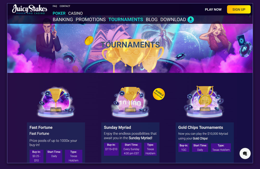 Juicy Stakes Poker Tournaments Free Play